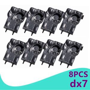 8PCS Epson DX7 프린트 헤드 댐퍼 잉크젯 사진 기계 대형 용 검정색 5113 UV