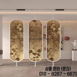 56 프렌치 라이트 럭셔리 회전식 스크린 파티션 원목 거실 가구 모던 심플 현관