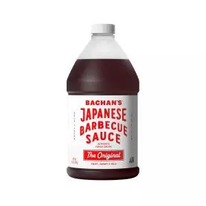 바찬의 일본식 바비큐 소스 - 오리지널 85온스 하프 갤런 저그 콜드 필링 비 GMO 방부제 없음 및 BPA 프리