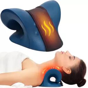 목 를 위한 스트레칭기 그래핀 히팅 패드가 있는 가열식 경추 견인 장치 베개 TMJ 및 정렬을 어깨 이완기
