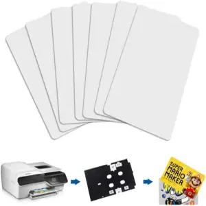 10pcs NFC 태그 빈 카드 잉크젯 PVC Ntag215 프로그래머블 인쇄 가능 명함 엡손 및 캐논 프린터와 호환되는