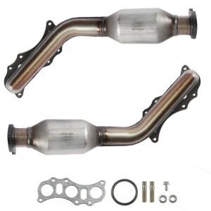 Toyota 4Runner 2003-2009 Tacoma 2005-2011 FJ Cruiser 4.0L 용 쌍 촉매 변환기 전면 왼쪽 오른쪽 자동 매