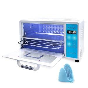 ANATOLE UV 라이트 네일 도구 청소기 건조기 10L 다기능 클리너 박스 160W 전문 매니큐어 청소 캐비닛 스테인리스 스틸 트레이 뷰티 살롱 스파 바버 110V용