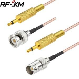 단파 라디오용 동축 전원 오디오 케이블, BNC 암수-3.5mm 18 인치 모노 TS 수 플러그, 스테레오 어댑터, RG