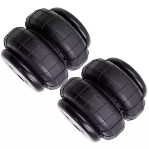 호환  2500lb 단일 12npt 포트 에어 스프링 백 서스펜션 충격 스트럿 벨로우즈 헤비 듀티 표준 2500lb 2개