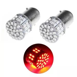 자동차 테일 스톱 브레이크 램프 1157 BAY15D 50 1206 LED 표시등 전구