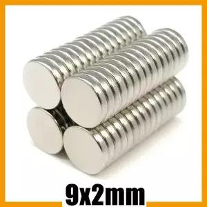 호환  10-1000pcs 9x2mm 자석 주방 차고 홈 냉장고 공예 Diy 사무실 냉장고 화이트 보드 라운드 92mm