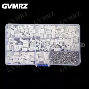 호환  720PCS XH2.54 피치 2.54mm 단자 남성 여성 플 소켓 XH 2.54mm 커넥터 키트 직선 핀 2P 3P 4P 5P
