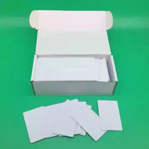 호환  230 잉크젯 양면 엡손 프린터 용 칩이없는 빈 PVC ID 카드 85.6540.76mm