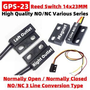 GPS-23 마그네틱 접촉 리드 스위치 평상시 열림 닫힘 NONC 14x23MM gps 23 도어 창 유도 형 근접 센서
