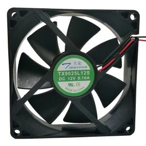 Tx9025l12s의 새로운 기능 DC 12V 0.16A 9cm 9025 냉각 팬 2 선 와인 캐비닛 냉장고 온도 조절기