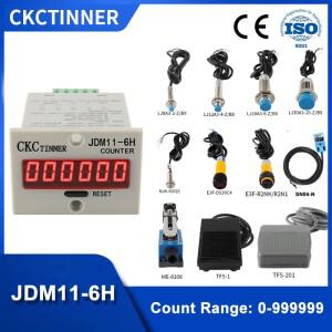 디지털 카운터 JDM11-6H 근접 스위치가  전자 산업용 NPN LJ12A3 E3F-30C4 PL05-N SN04 풋