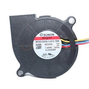 Sunon MF50152VX-1L01C-Q99 24VDC 1.95W PWM 냉각 팬용 24v 5015 송풍기 팬 3D 프린터