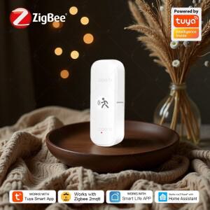 Tuya Zigbee 10G 4 in 1 인체 감지 센서 MmWave 레이더 감지기조도 온도 습도 포함 Zigbee2MQTT 지원