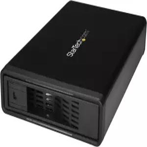 StarTech.com 3.5인치 외장 SATA 하드 드라이브 인클로저 - 트레이리스 eSATA/USB 3.0 인클로저(UASP 포함)