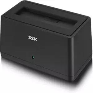 2.5인치 및 3.5인치 HDD SSD SATA용 SSK USB 외장 하드 드라이브 도킹 스테이션 인클로저 어댑터 최대