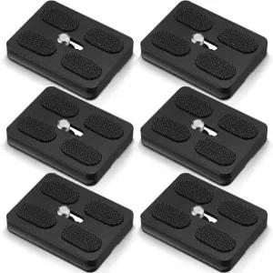 1/4인치 나사 50mm 범용 금속 마운트 삼각대가 장착된 Frienda 6Pcs 카메라 Pu50 퀵 릴리스 플레이트 DSLR
