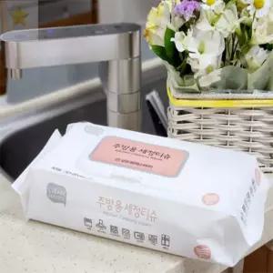 도톰한 엠보싱 40매 30개 1BOX 찌든때클리너 주방후드티슈 인덕션클리너 다목적세정티슈