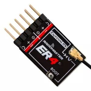 호환  라디오마스터 ELRS PWM 리시버 RC 비행기용 고정익 글라이더 자동차 보트 2.4G ER4 ER6 ER8 ER6G ER6
