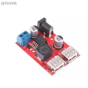 호환 QT329M3DC 9V-36V  5V 3A 이중 USB 스텝다운 컨버터 - 장치용 차량용 솔라광 충전 전압 조절 전원 모