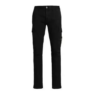 [스톤아일랜드] 브로큰 트윌 카고 팬츠 22FW Black 7715306L1-V0129 155546276