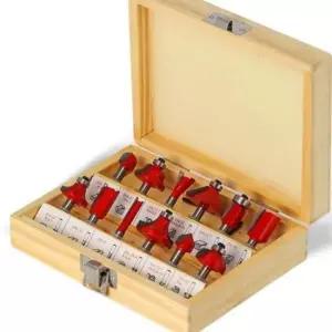 수공구 생크 목공무늬작업 모따기 트리머 비트세트 6MM 12PCS