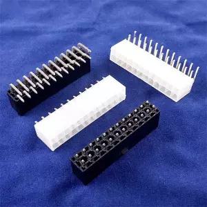호환  5Pcs 마더 보드 ATX 4.2mm 24 핀 수 헤더 핀 24 P 메인 보드 CPU 전원 커넥터 PCB 스루 홀 직각 솔리