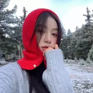 겨울 털후드모자 여성 여자후드니트털모자 바라클라바 비니 털모자 버킷햇 겨울모자