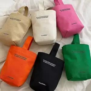 컬러풀 미니 에코백 1P 데일리 토트백 파우치 가방 미니에코백 파우치백 파우치가방