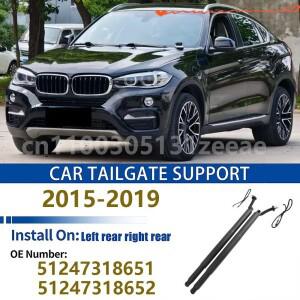 BMW X6 2014-2019 F16 리어 테일게이트 파워 리프트 서포트 전동 트렁크 해치 스트럿 싱글  51247318651