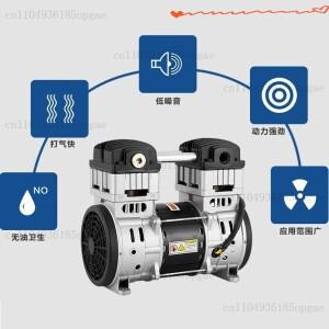 무오일 저소음 에어 컴프레서 헤드 펌프 액세서리 다콴 550W/1500W 구리선 모터