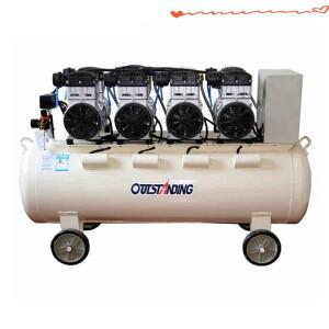 500W750W800W 이동식 압축기 120L 대형 자동 공기 오일 프리 장식 스프레이 페인트