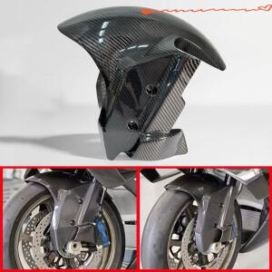 BMW S1000R 탄소 섬유 프론트 펜더 휠 커버 키트 오토바이 액세서리
