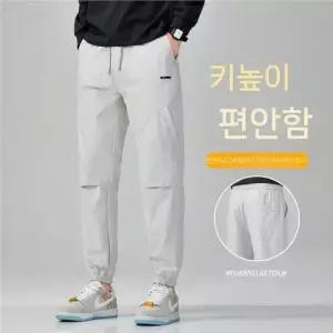 남자 바지 춘추 캐주얼 일상복 밴딩 조거 배기 트레이닝 SPO마켓3