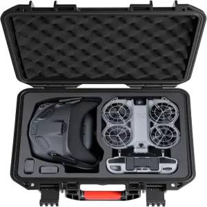 FPVtosky NEO 2 케이스 DJI 모션 플라이 모어 콤보용 방수 하드 고글 N3 RC 3 리모컨 장착 최대 6개의