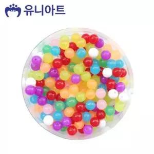 유니아트 5000 모양비즈 48번 사탕구슬 비즈 (P0000CV 공작