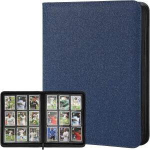 트레이딩 카드 바인더 9 포켓 540장의 제르문 PU 커버 프리미엄 컬렉션 MTG용 양면 앨범 TCG 블루
