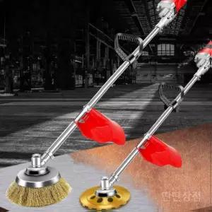 옥상전동청소솔 찌든때제거 녹 연삭 청소 그라인더 브러쉬 세척 220V 카페트 녹제거 바닥