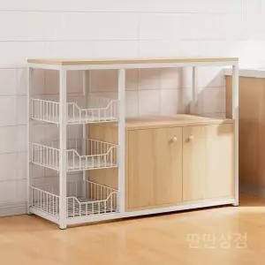 주방아일랜드장 보조조리대 조리대 렌지대 밥솥장 주방 홈카페 홈바테이블 작업대 베이킹