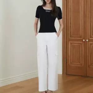 에고이스트 BLUE LABEL 포켓 와이드 카고 팬츠 ES2OPT05 1058956