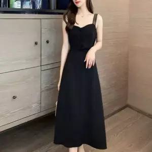 [하프클럽/]이쁘다요 블랙벨 나시 민소매 여름 스커트 슬림 원피스 치마 여