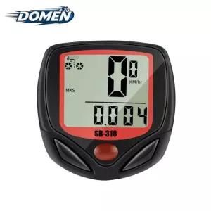 DOMEN 자전거 속도계 자전거 컴퓨터 BN518 다기능 방수 스톱워치 사이클링 MTB bla d