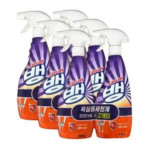 이지오프뱅 욕실용 스프레이 찌든 때 제거 500ml x 6개