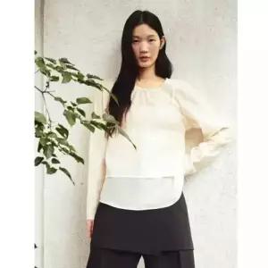 씨씨콜렉트 뷔스티에 레이어드 블라우스 C253MSC006 1065858
