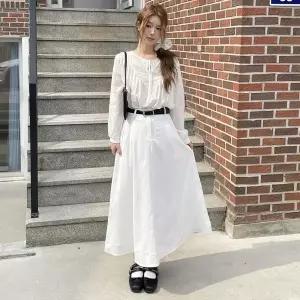 [하프클럽/]여성용 FW 후레아 SS 긴치마 시즌용 스커트