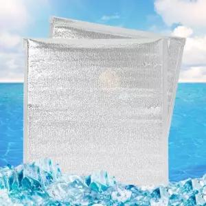 간편 접착식 은박 보냉봉투 50p세트(45x45cm)보냉 캠핑보냉백 신선배송포장 배달 보냉백 간편보냉팩 아이스