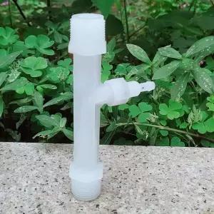 PVDF 유량계 벤츄리 이젝터 역류 방지 밸브 내장 산화 과 물 혼합