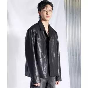 매장정품 SPERONE 오픈카라 밀리터리 자켓