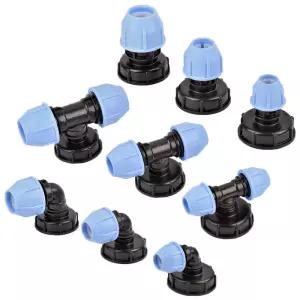 S60X6 거친 스레드 IBC 탱크 어댑터 커넥터 PE PVC PPR 20/25/32MM 정원 물 호스