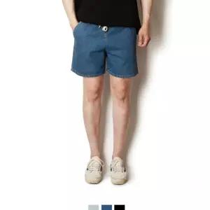 스판 청반바지 여름 데님 핫팬츠 남성용 편한 와이드 데님쇼츠